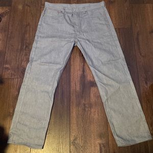 Levi’s Grey 501’s
